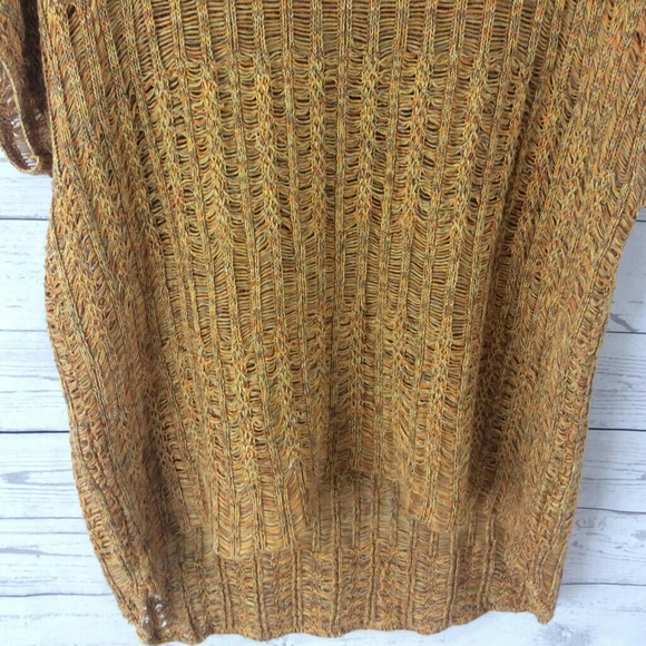 {A.N.A New approach}  Gold woven top - Picture 4 of 5